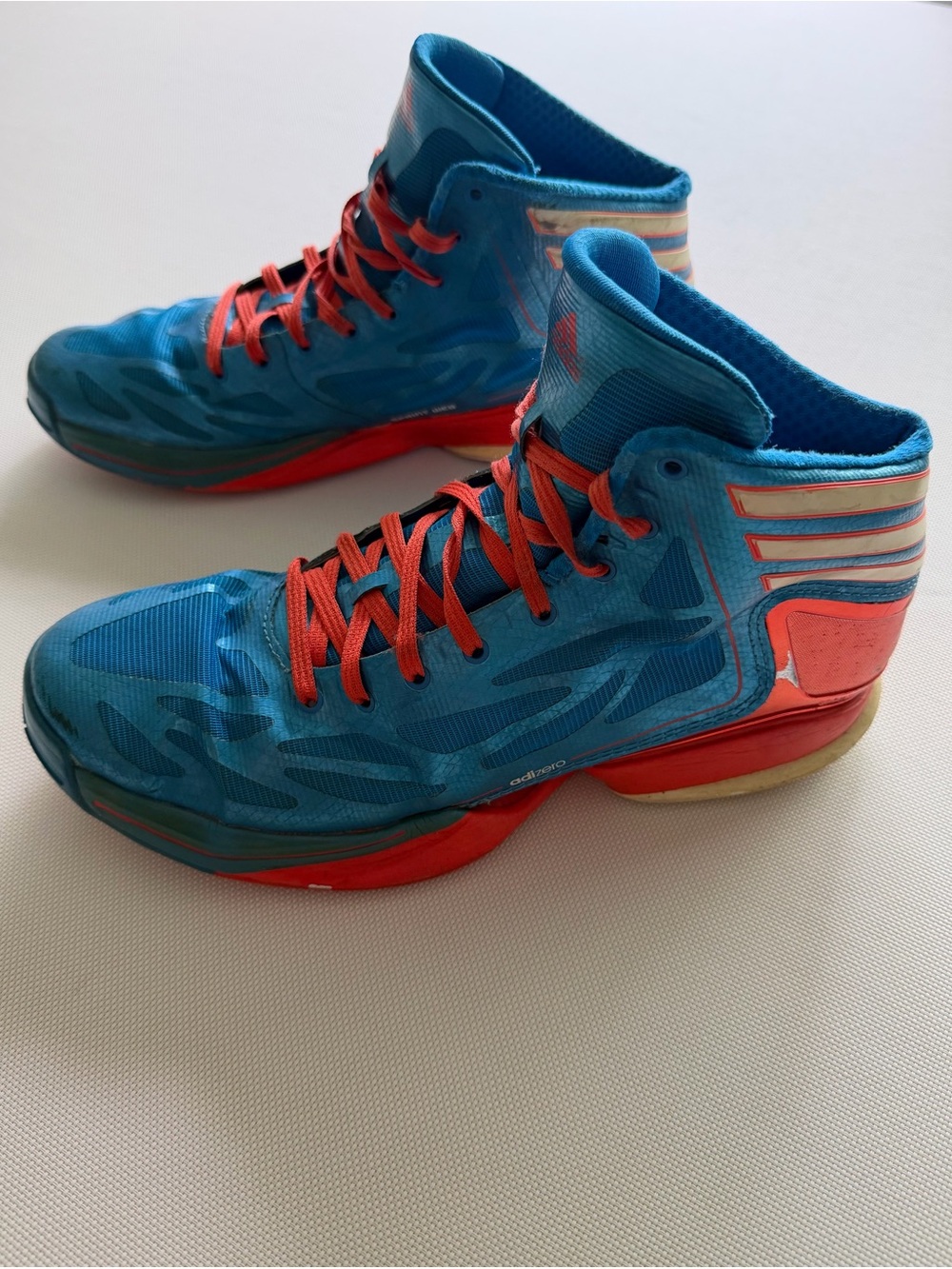 adidas Blue Athletic Shoe Interior Label